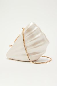 Seashell Mermaid Handbag - Ivory sold by Fashion Nova