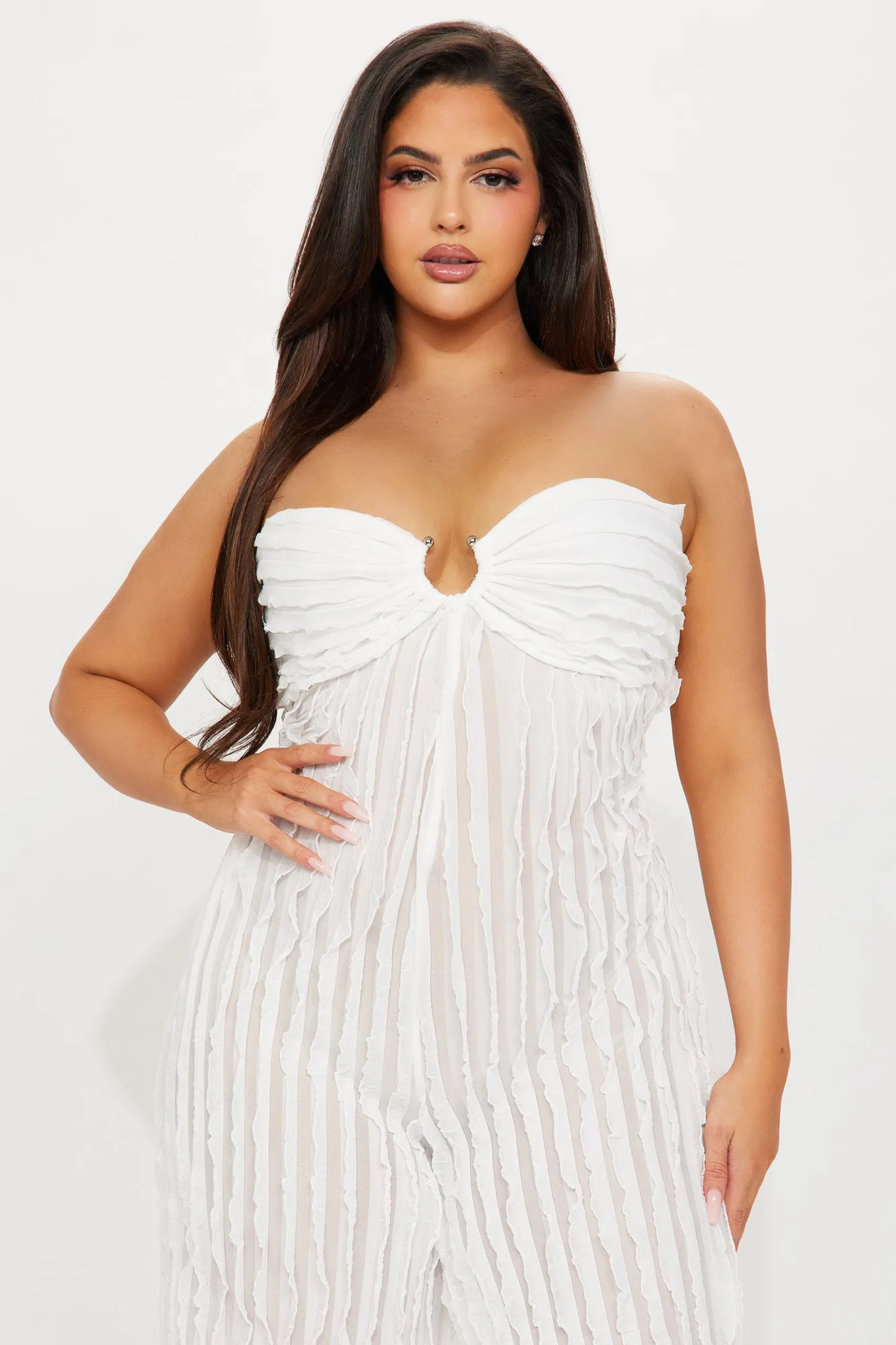 In The Air Jumpsuit - Ivory sold by Fashion Nova product image thumbnail 5