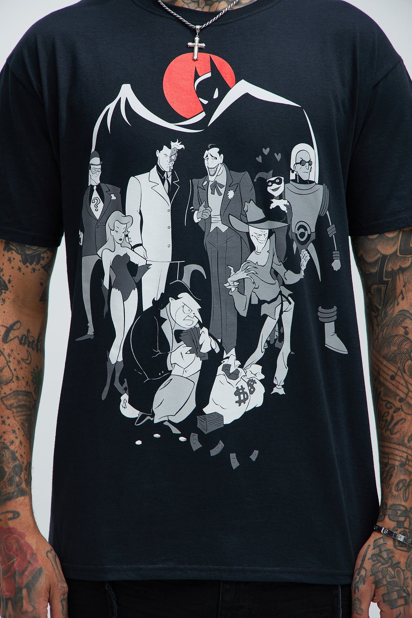 Batman Animated Series Villians Short Sleeve Tee - Black sold by Fashion Nova product image thumbnail 3