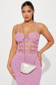Seashell Mermaid Handbag - Ivory sold by Fashion Nova