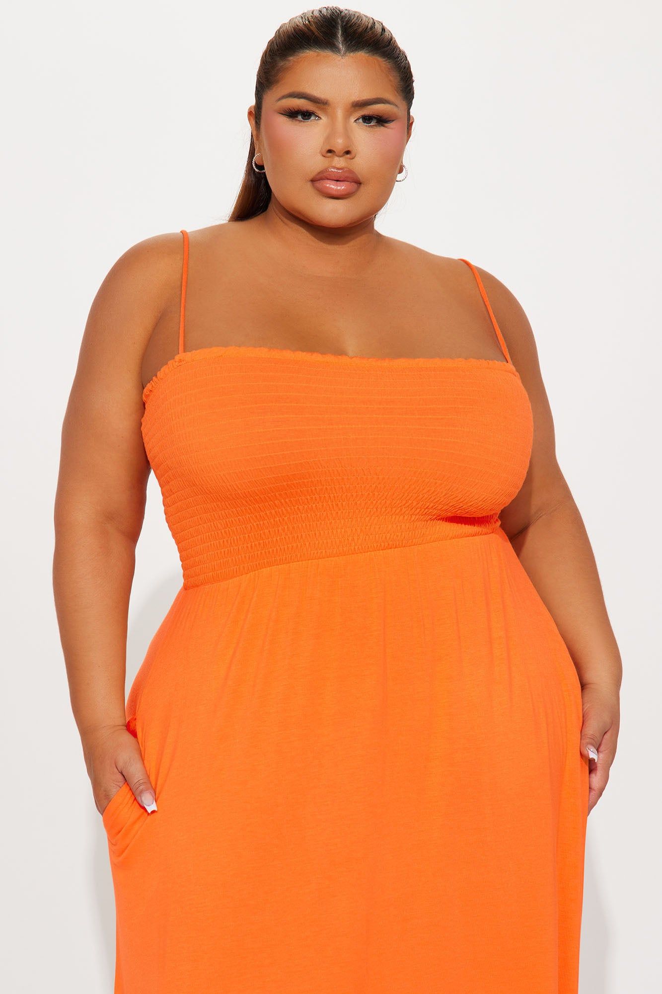 Holly Maxi Dress - Orange sold by Fashion Nova product image thumbnail 5