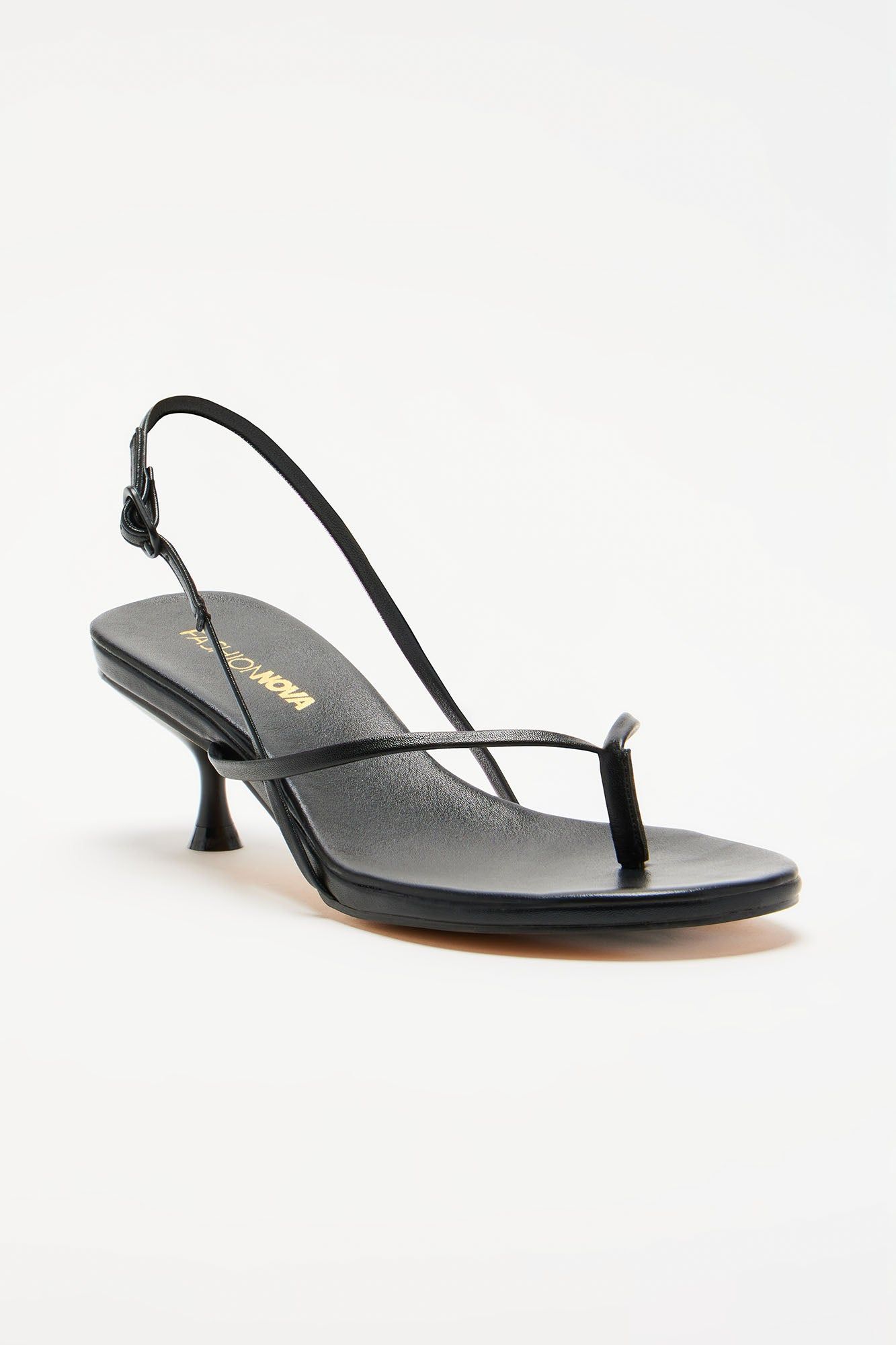 Looking Fab Kitten Heels - Black sold by Fashion Nova product image thumbnail 3