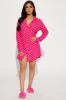 Love This Bed PJ Sleep Shirt - Pink/Pink sold by Fashion Nova