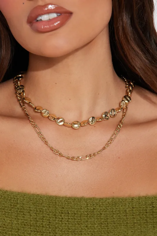 Jenny Lane Necklace - Gold sold by Fashion Nova