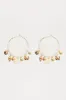 Boho Beach Cottage Earrings - White sold by Fashion Nova
