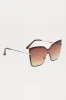 Feeling Feisty Sunglasses - Brown sold by Fashion Nova