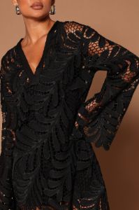 Monica Maxi Dress - Black sold by Fashion Nova