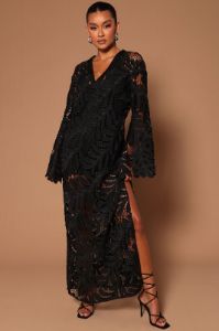 Monica Maxi Dress - Black sold by Fashion Nova