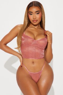 Celestial Love Corset 2 Piece Set - Rose Gold sold by Fashion Nova