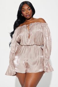 Still Your Best Romper - Mocha sold by Fashion Nova