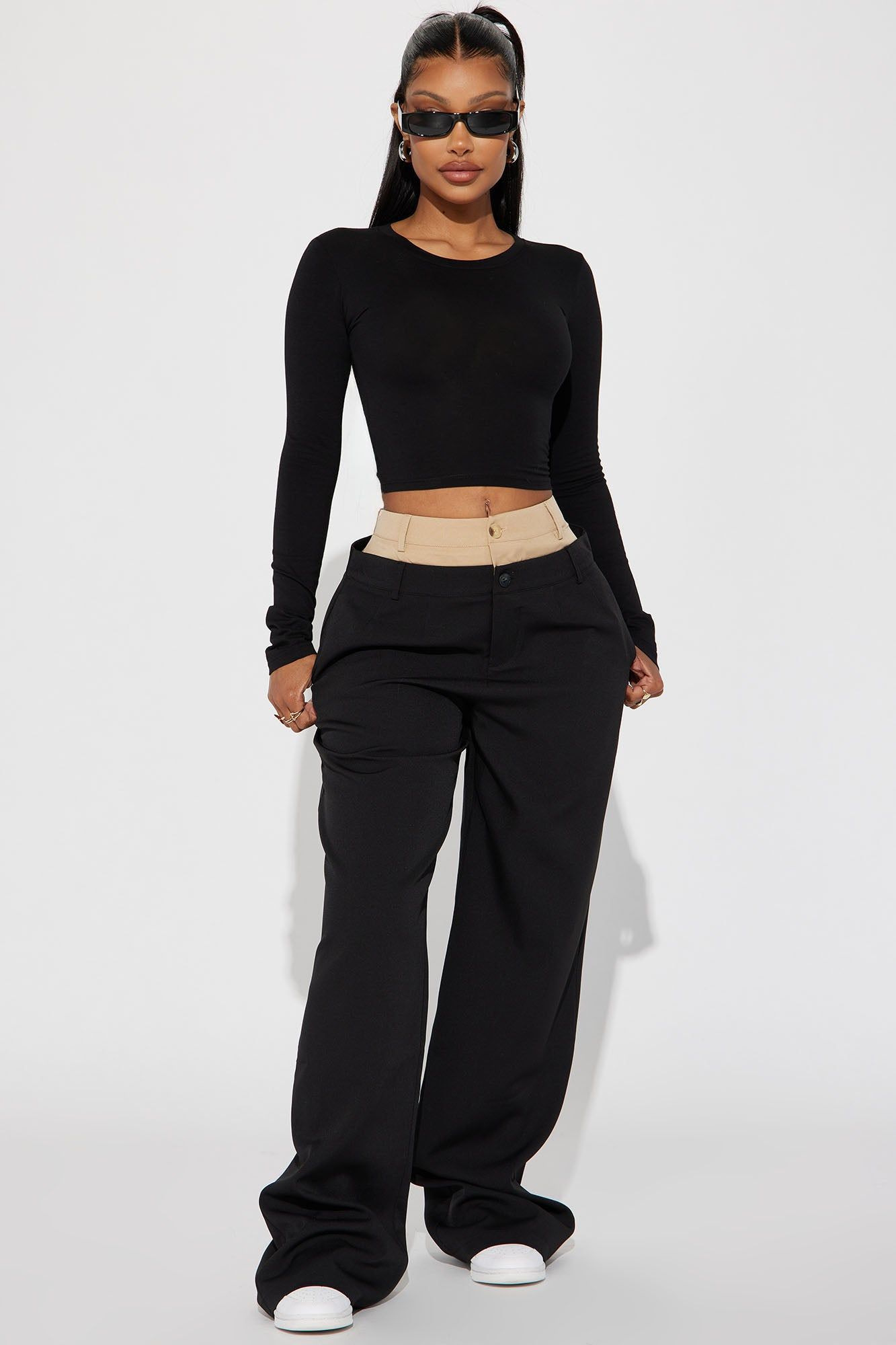 Always On The Go Top - Black sold by Fashion Nova product image thumbnail 2