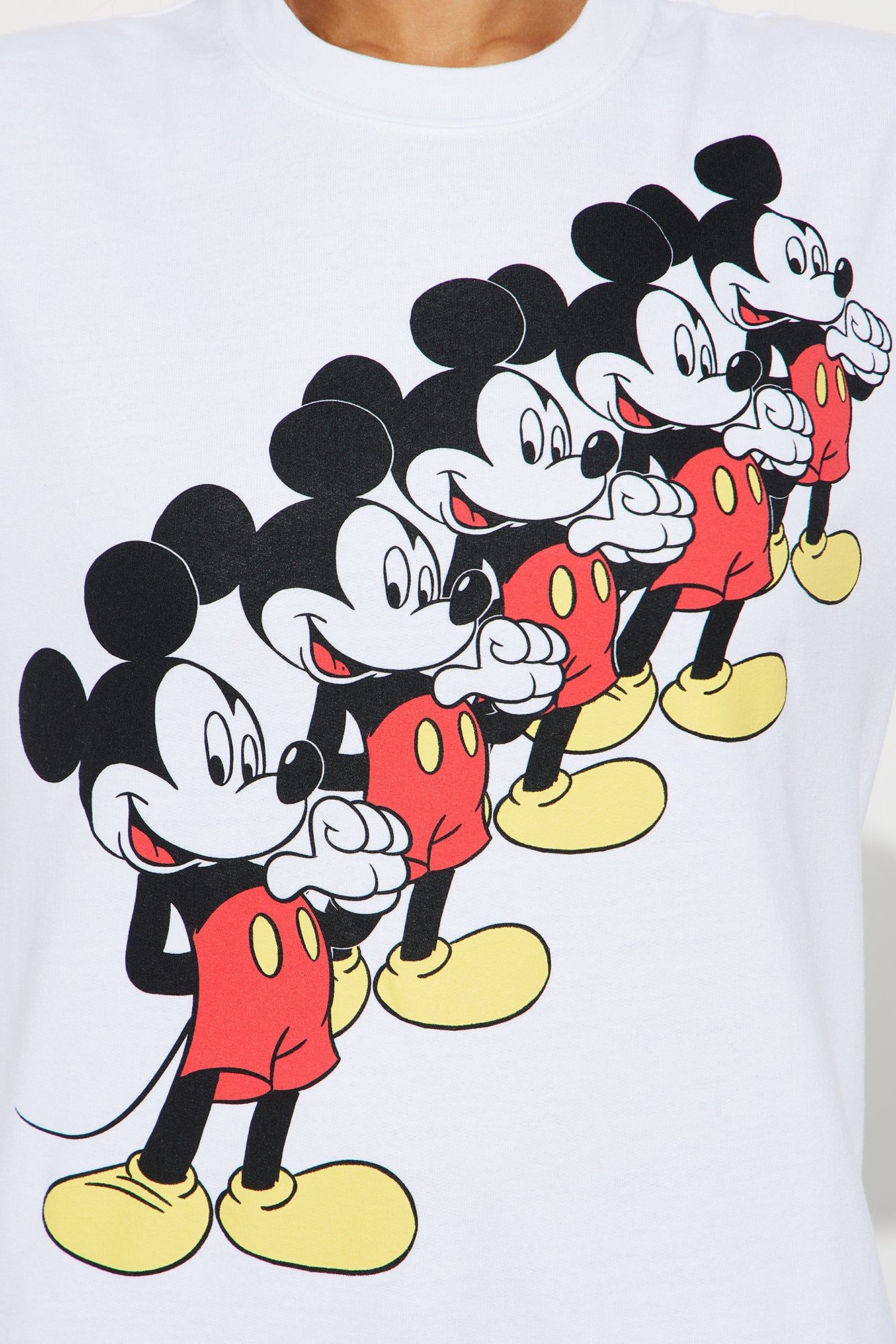 Vintage Mickey Mouse Sweatshirt - White sold by Fashion Nova product image thumbnail 3