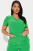 On Call Jogger Stretch Uniform Scrub Set - Green sold by Fashion Nova