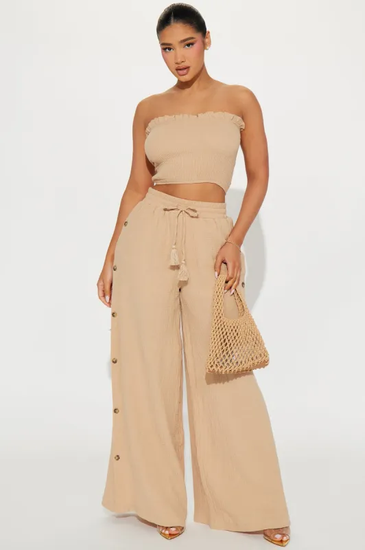 Main Character Pant Set - Taupe sold by Fashion Nova