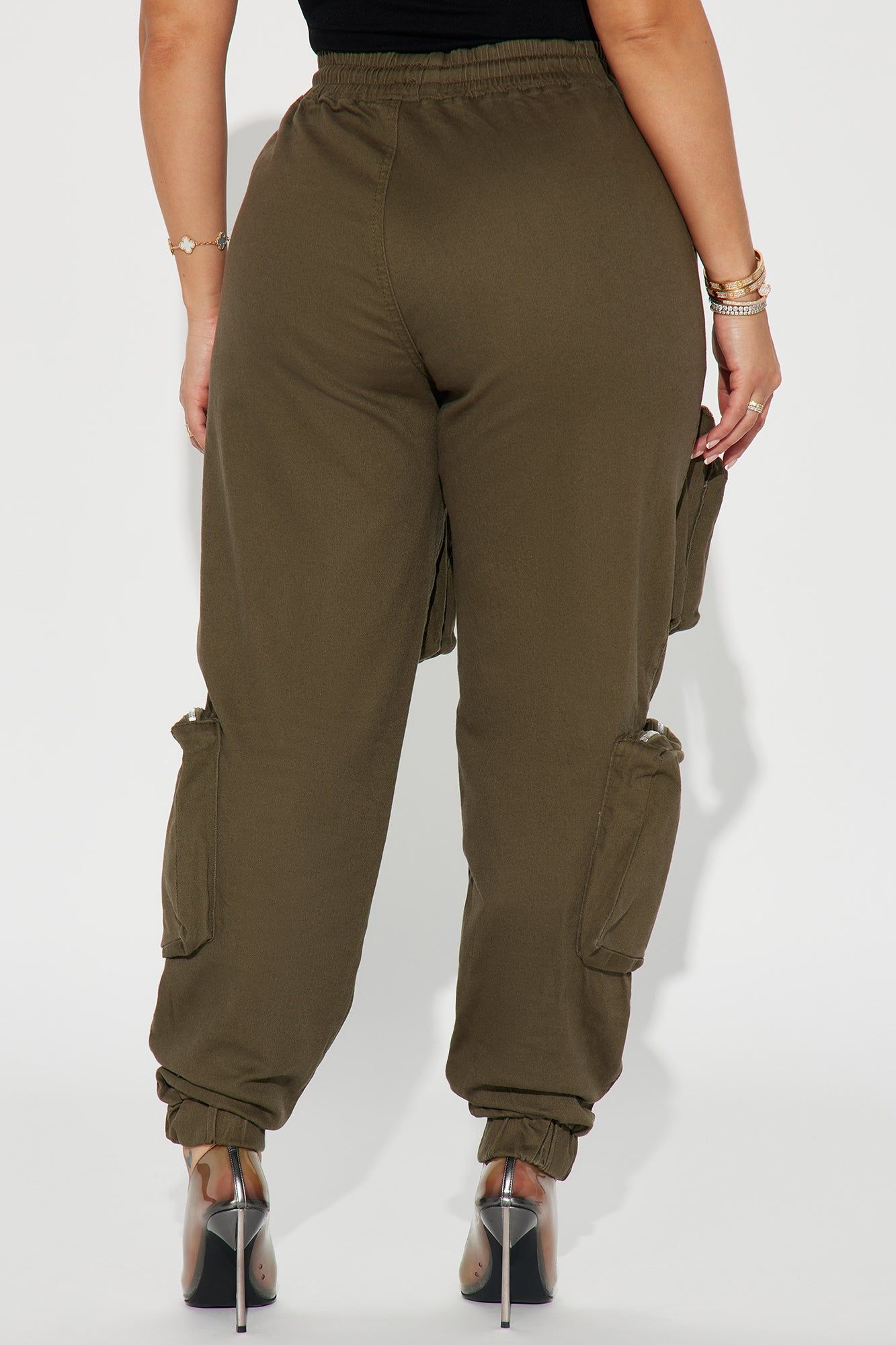 Keepin' It Casual Cargo Jogger - Olive sold by Fashion Nova product image thumbnail 3