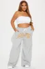 Savage For You Wide Leg Pant - Heather Grey sold by Fashion Nova