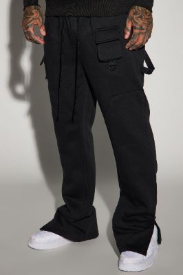 Keep It Going Carpenter Sweatpants - Black sold by Fashion Nova