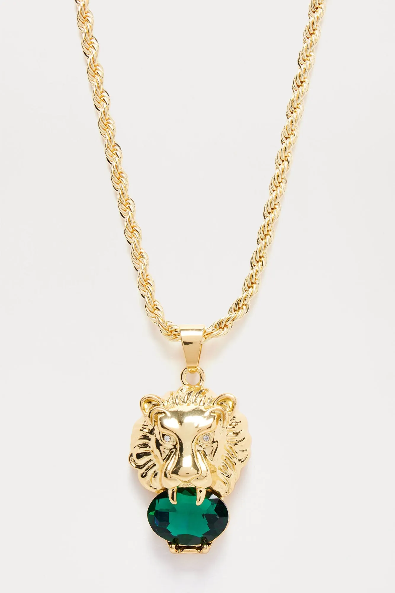 Lions Head Necklace - Gold sold by Fashion Nova product image thumbnail 3