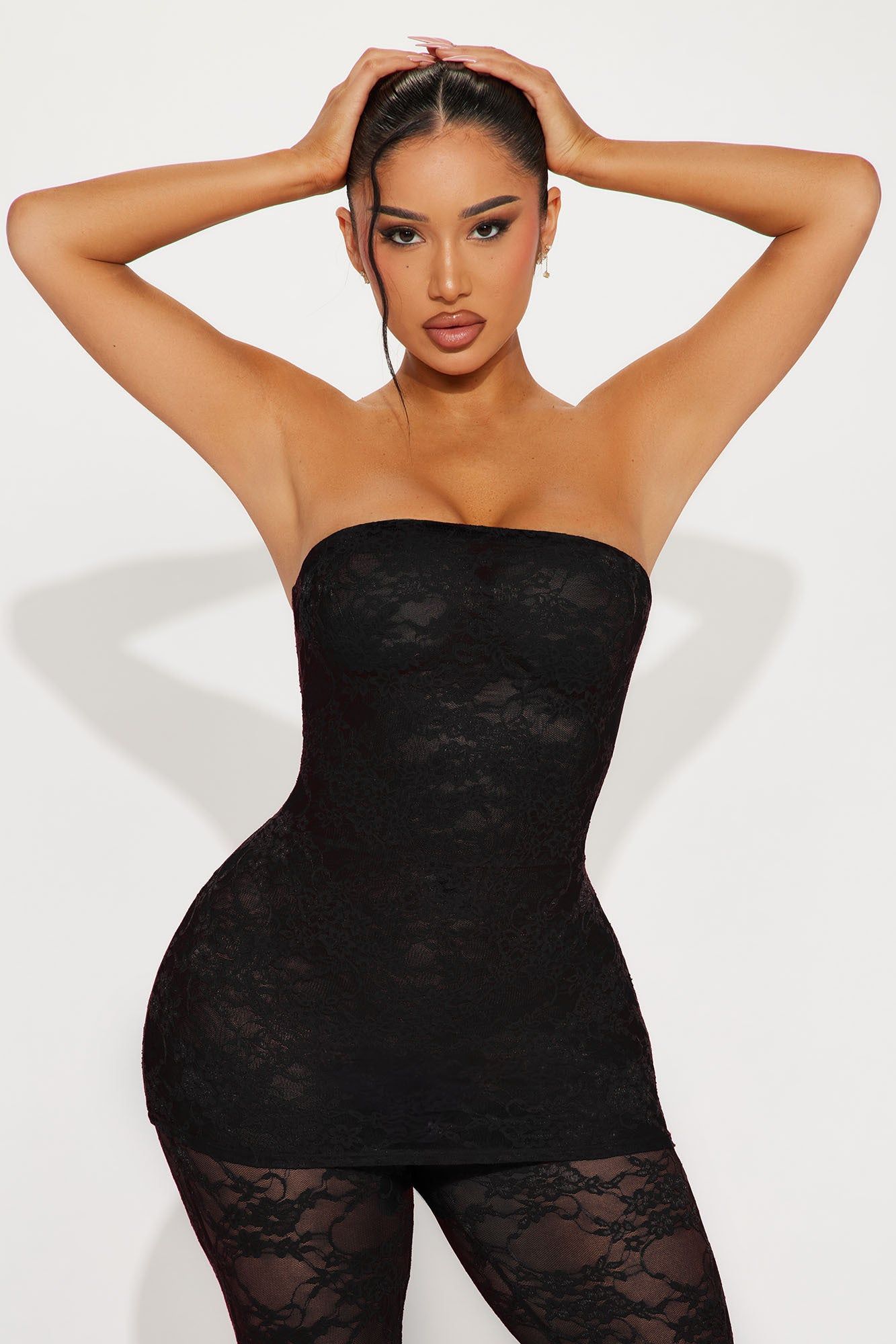 Look Out For Me Lace Jumpsuit - Black sold by Fashion Nova product image thumbnail 2