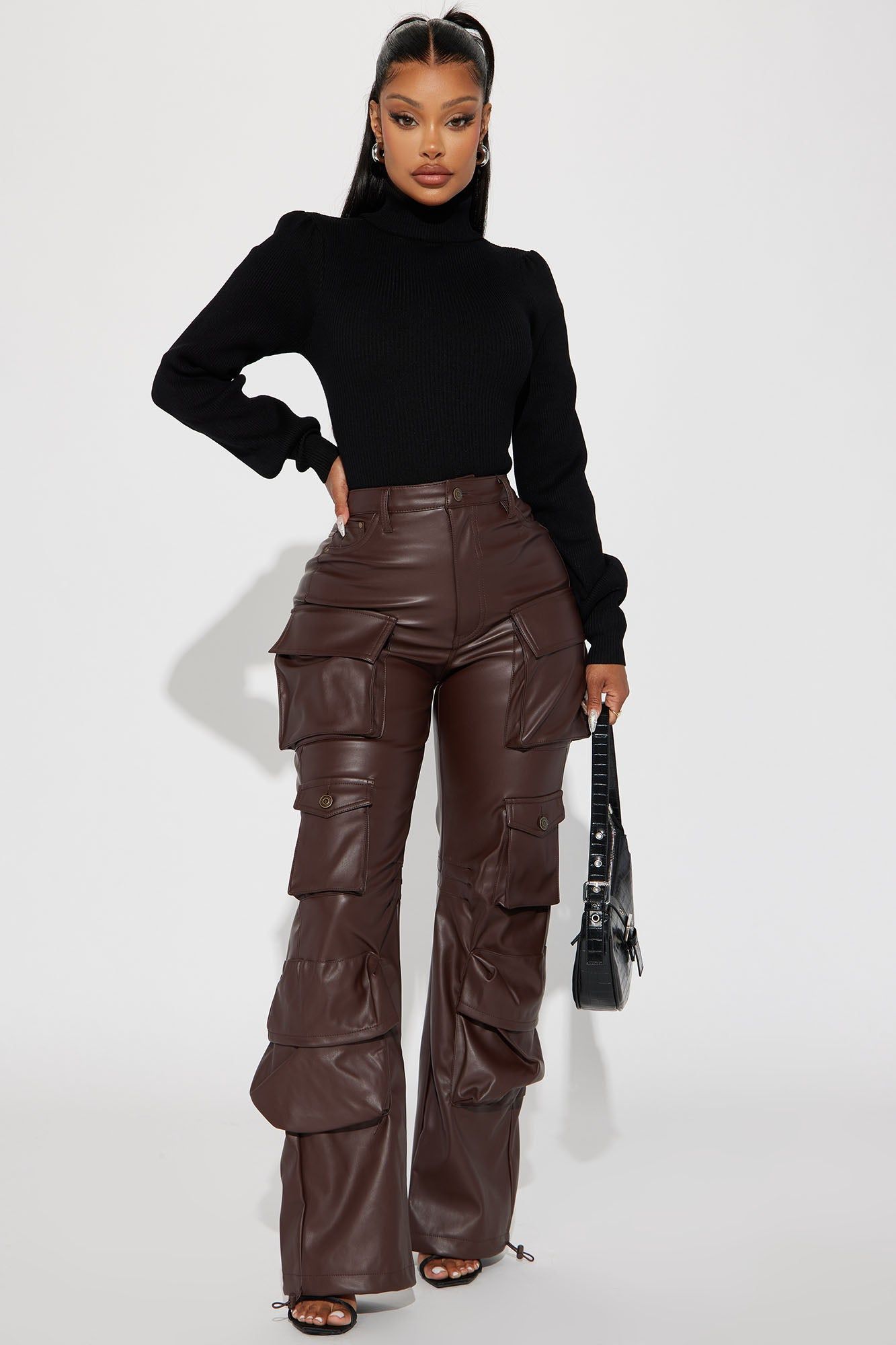 Jaida Turtleneck Sweater - Black sold by Fashion Nova product image thumbnail 2