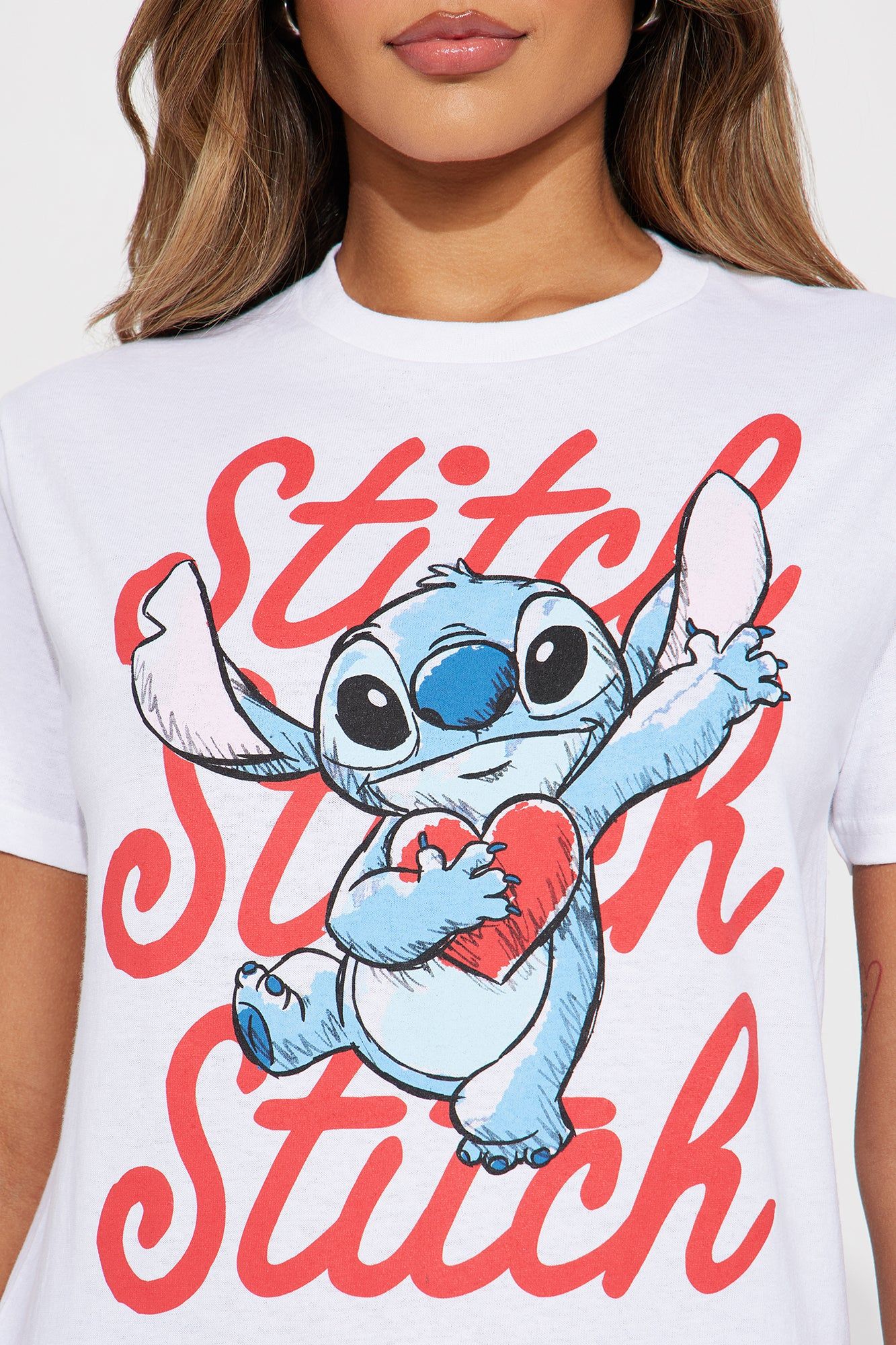 XO Love Stitch Graphic Tee - White sold by Fashion Nova product image thumbnail 3
