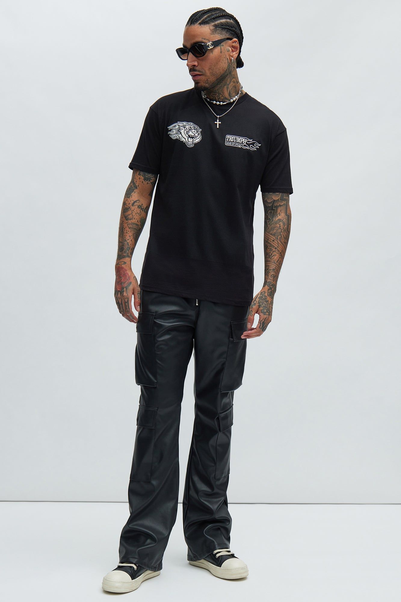 Triumph Short Sleeve Tee - Black sold by Fashion Nova product image thumbnail 2