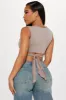 Classic Twist Tank Top - Stone sold by Fashion Nova