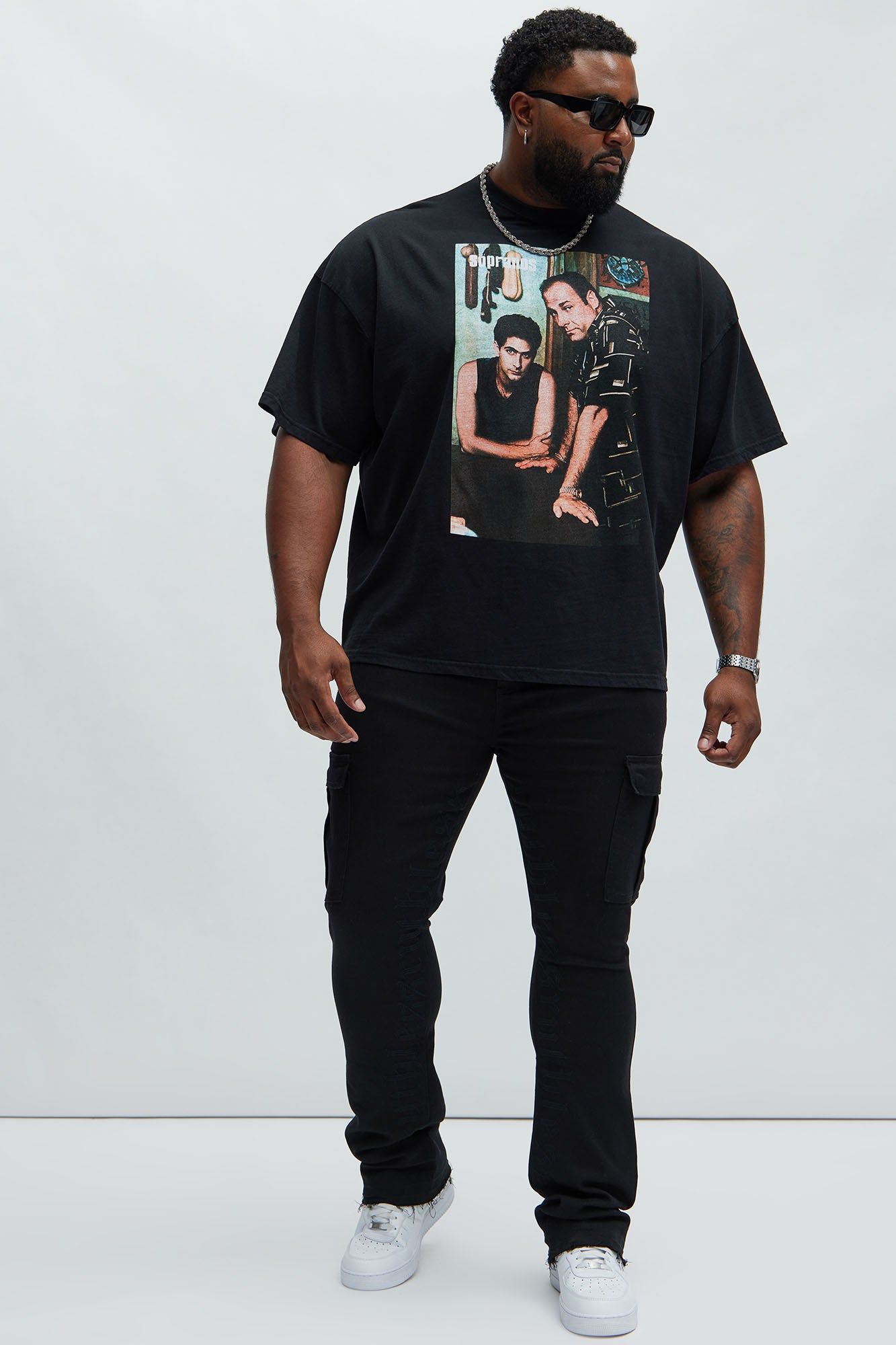 The Sopranos Tony And Christopher Short Sleeve Tee - Black sold by Fashion Nova product image thumbnail 5