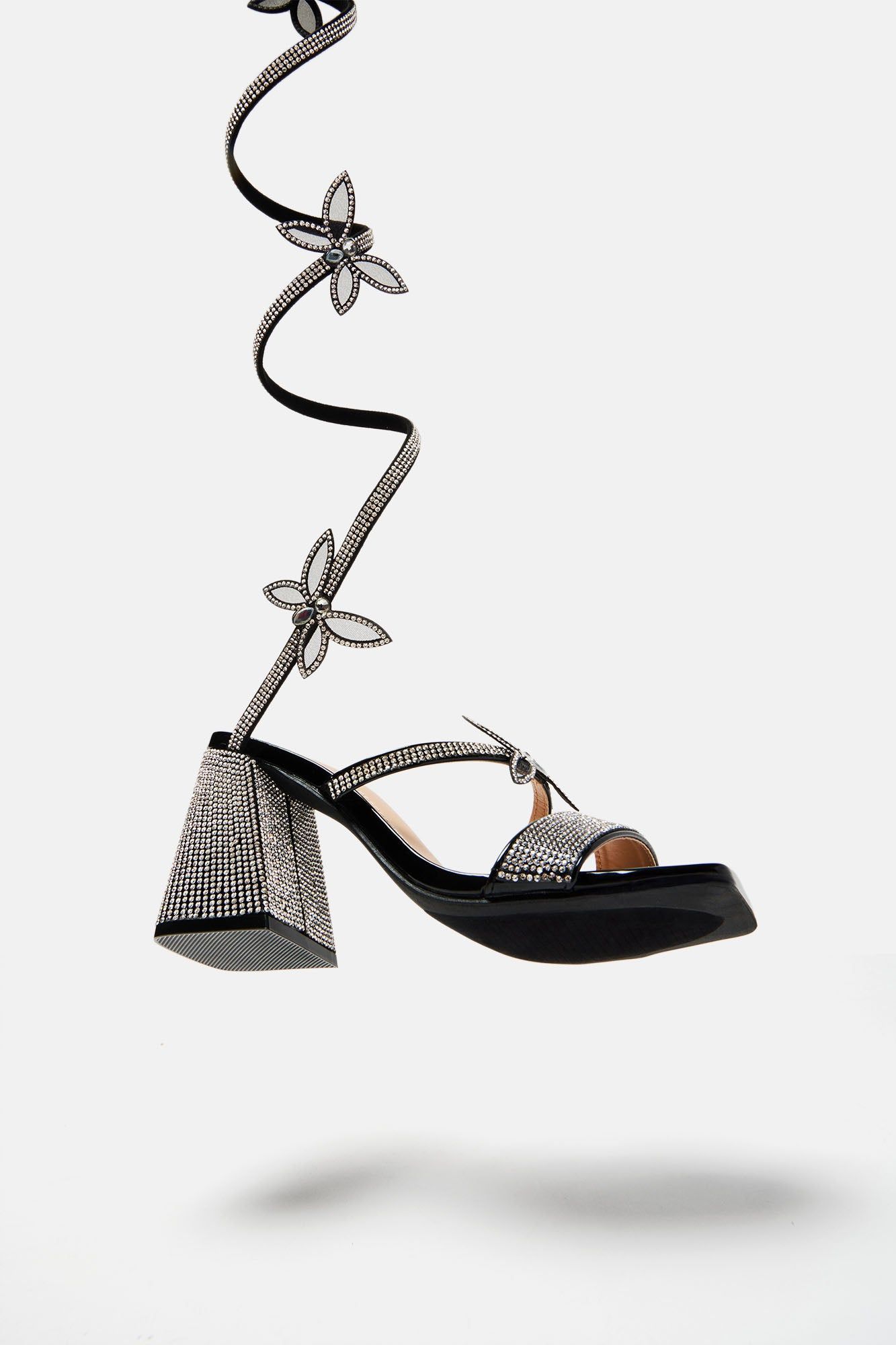 Sending My Love Heeled Sandals - Black sold by Fashion Nova product image thumbnail 3