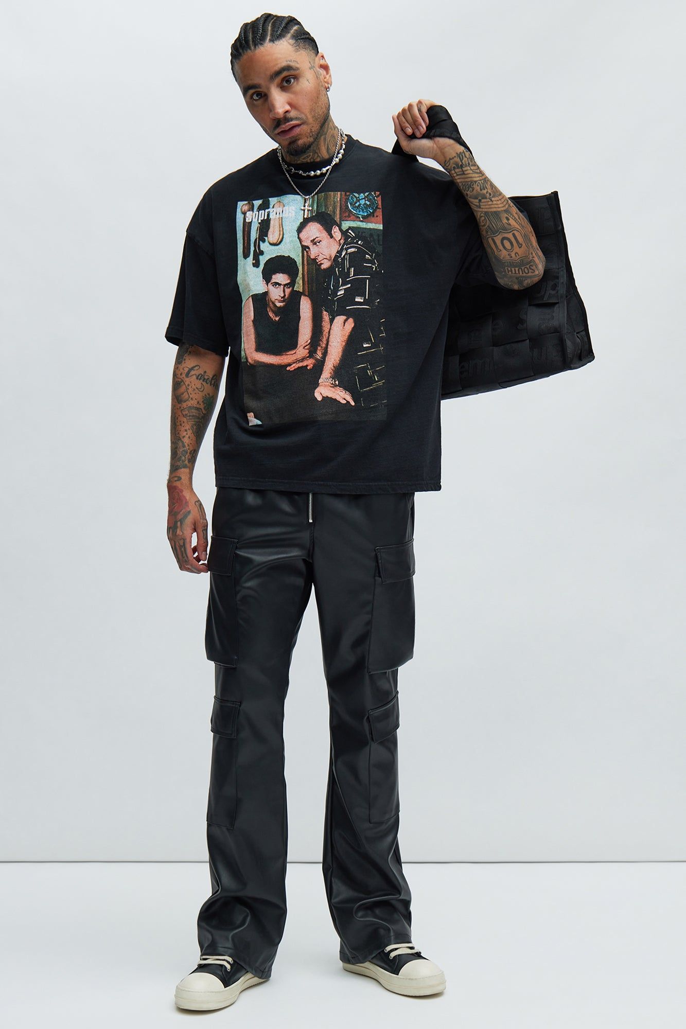 The Sopranos Tony And Christopher Short Sleeve Tee - Black sold by Fashion Nova product image thumbnail 2