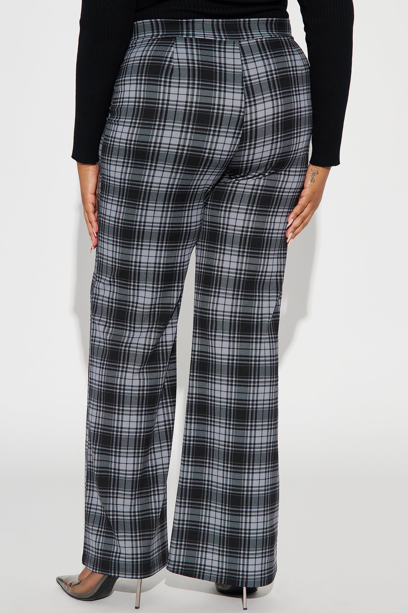 Jahia Flare Pants - Grey/combo sold by Fashion Nova product image thumbnail 6