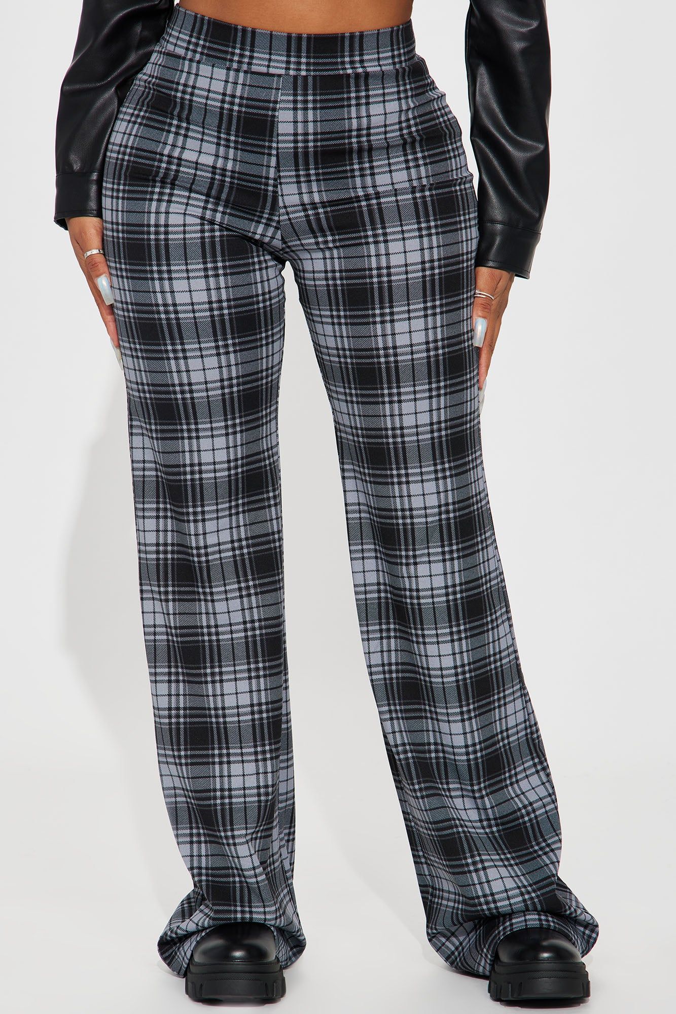 Jahia Flare Pants - Grey/combo sold by Fashion Nova product image thumbnail 2