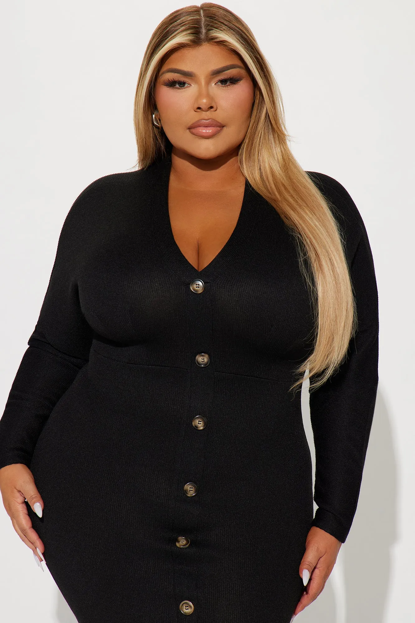 Corporate Confidence Midi Dress - Black sold by Fashion Nova product image thumbnail 5