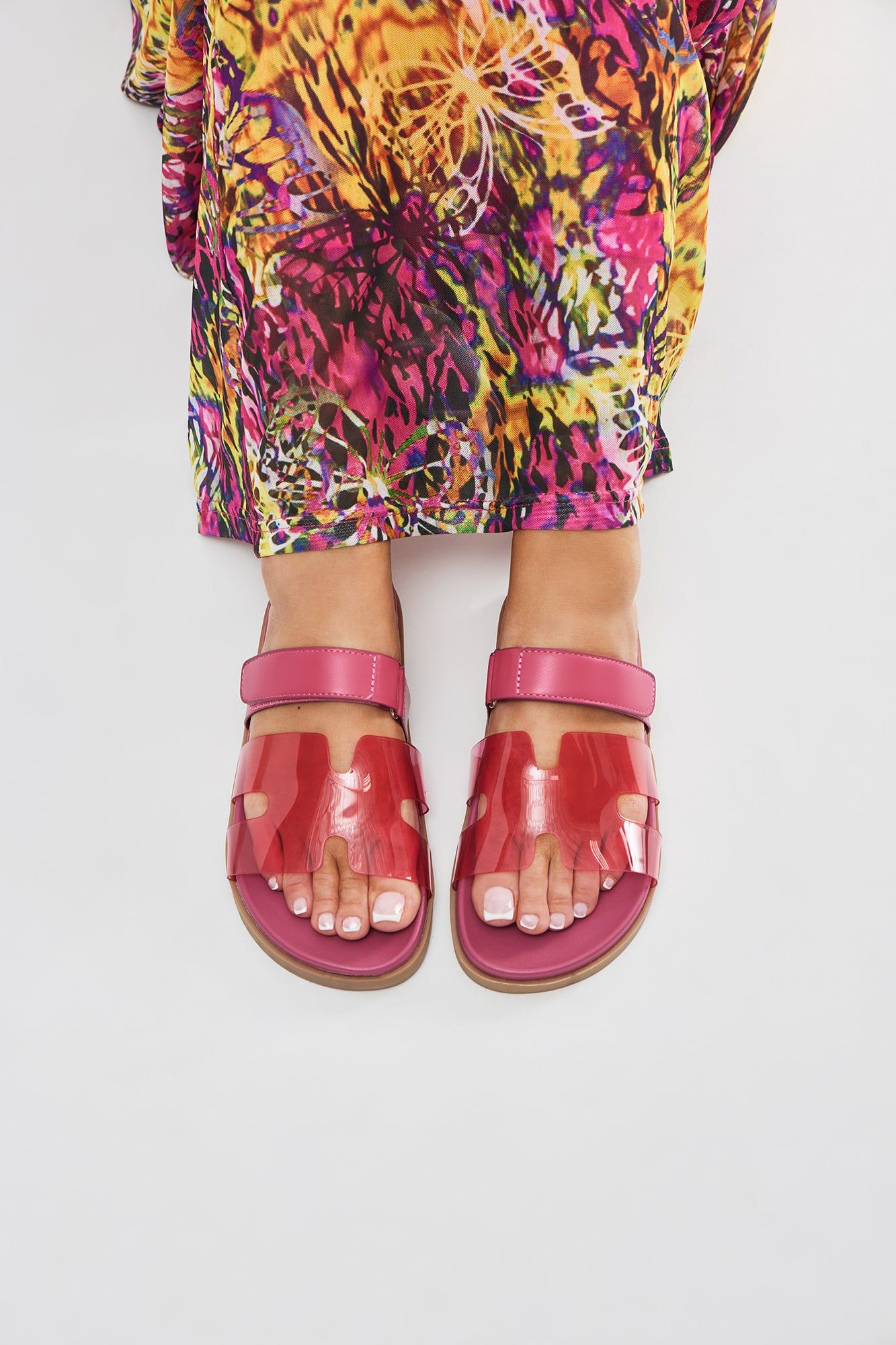 Ayana Clear Casual Slides - Pink sold by Fashion Nova product image thumbnail 5