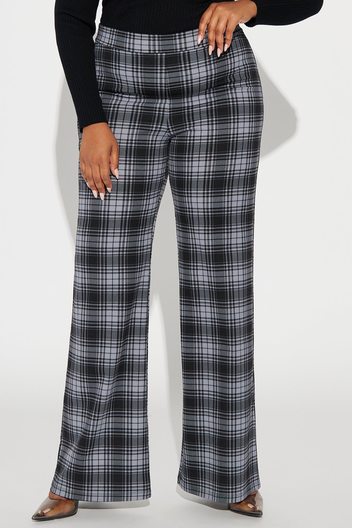 Jahia Flare Pants - Grey/combo sold by Fashion Nova product image thumbnail 5