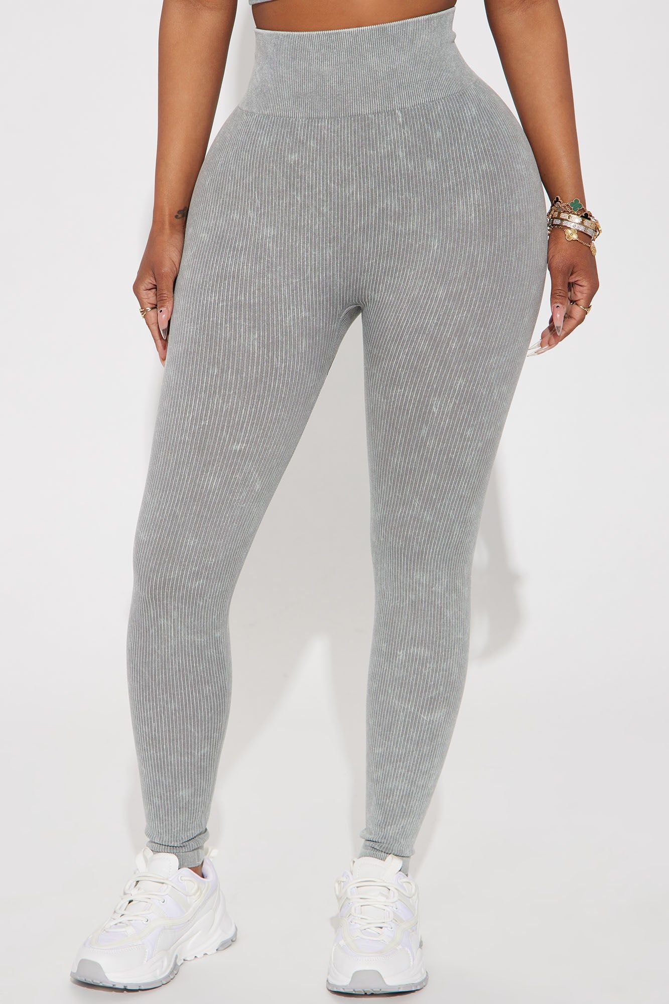 Advantage Seamless Active Leggings - Charcoal sold by Fashion Nova product image thumbnail 2