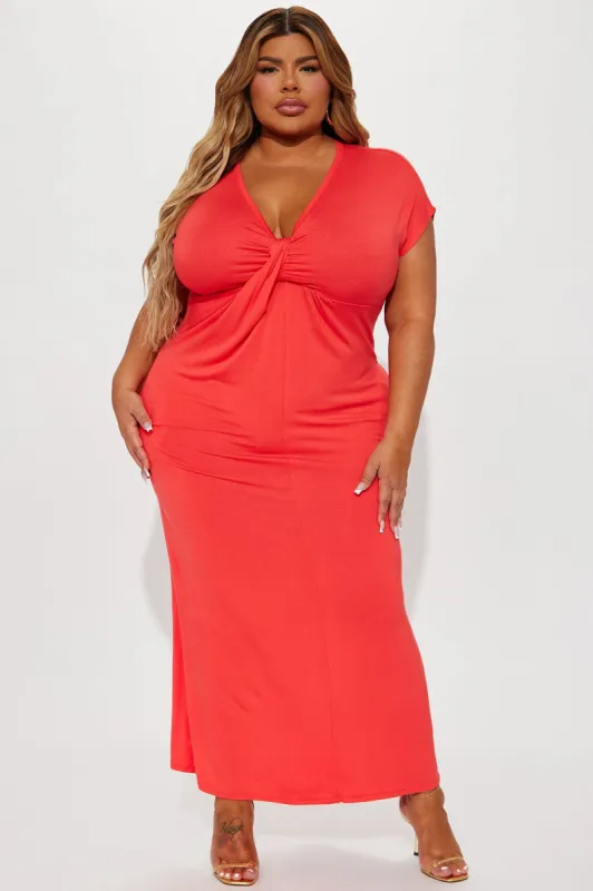 Steph Maxi Dress - Red sold by Fashion Nova