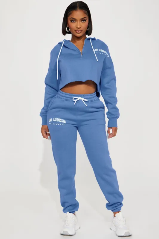 LA Life Jogger Set - Blue sold by Fashion Nova