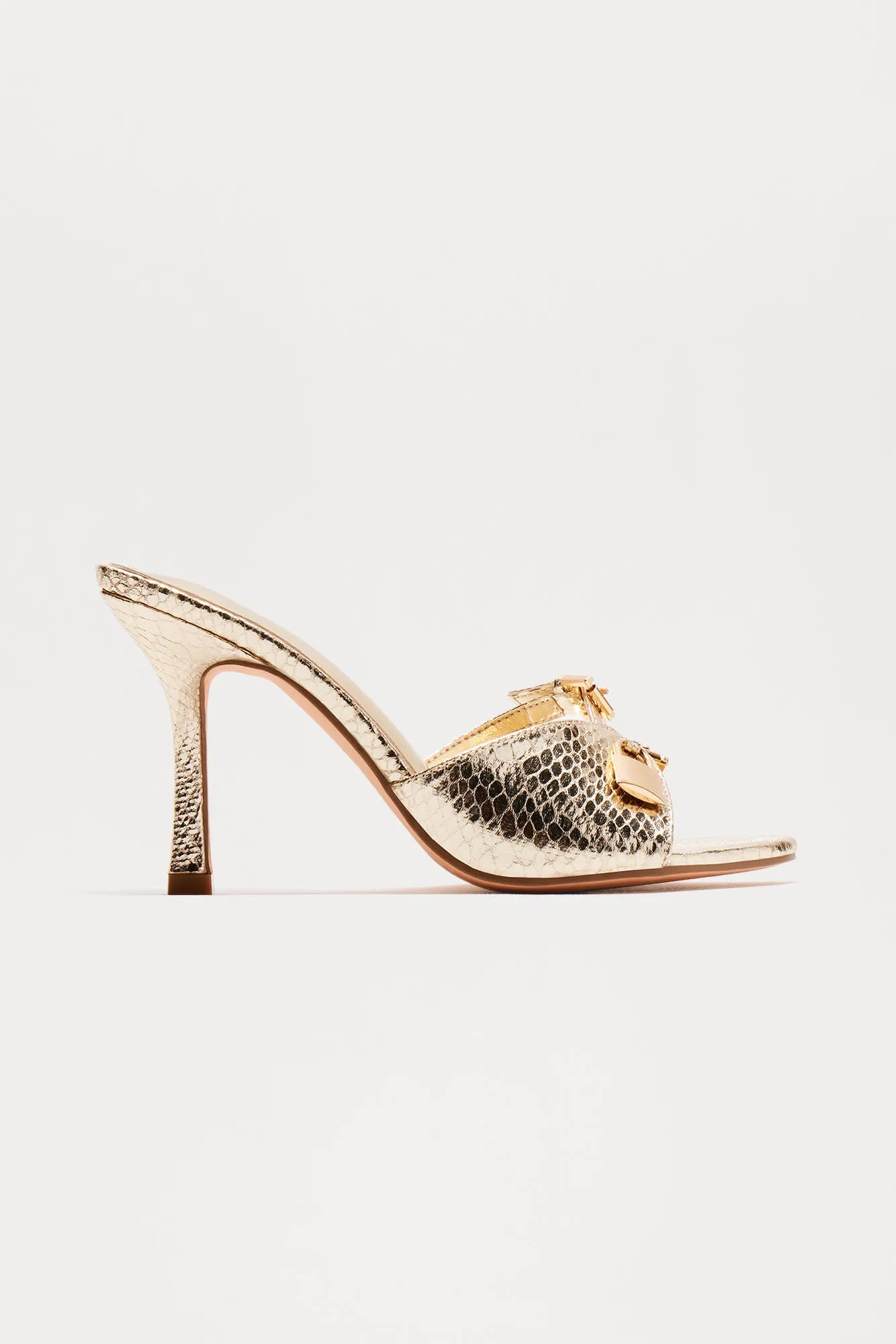 Casablanca Mules - Gold sold by Fashion Nova product image thumbnail 3