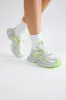 Stella Platform Sneakers - Neon Green sold by Fashion Nova