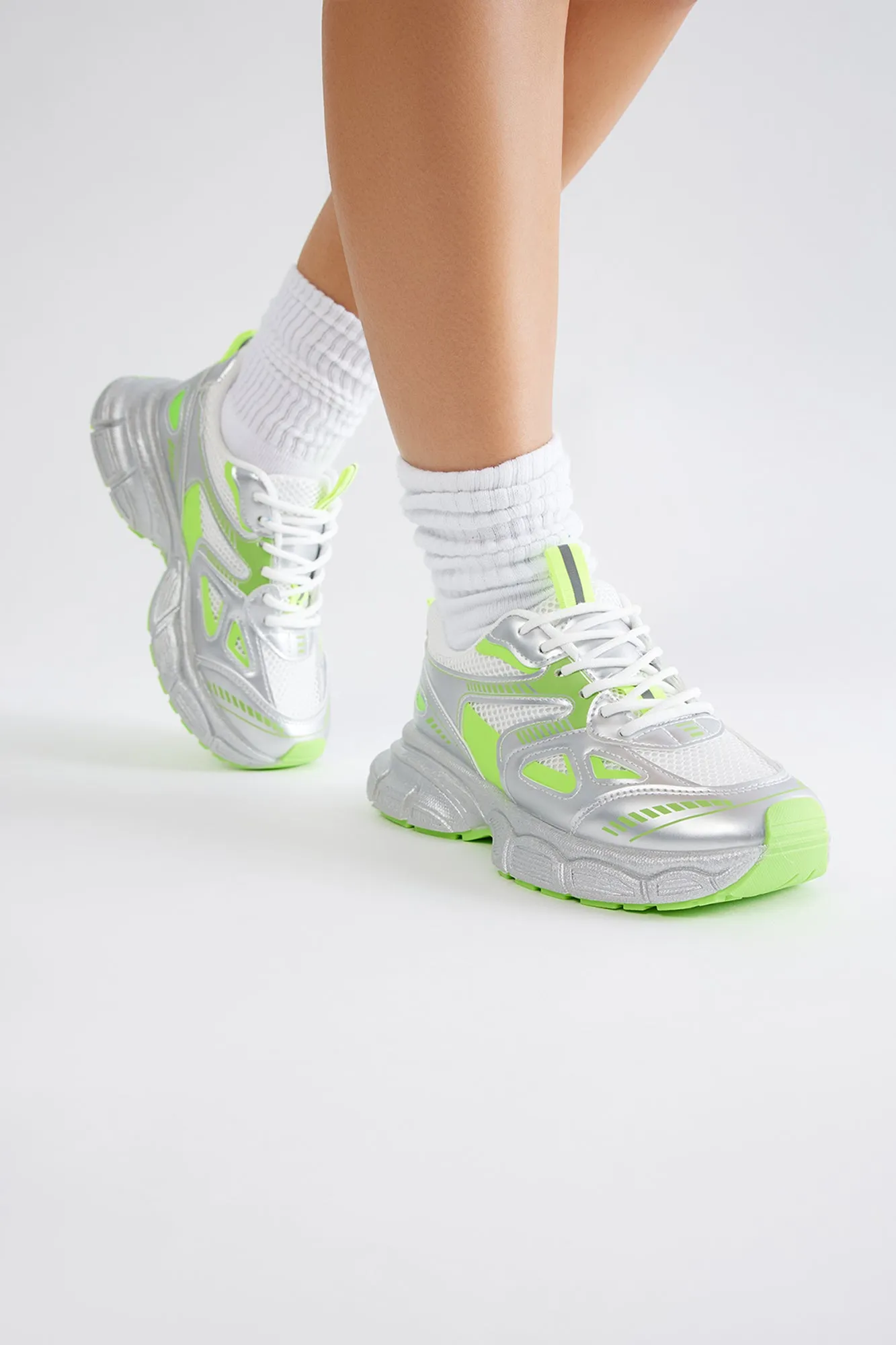 Stella Platform Sneakers - Neon Green sold by Fashion Nova product image thumbnail 4
