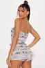 Prettiest Of Them All Romper - Pink/combo sold by Fashion Nova