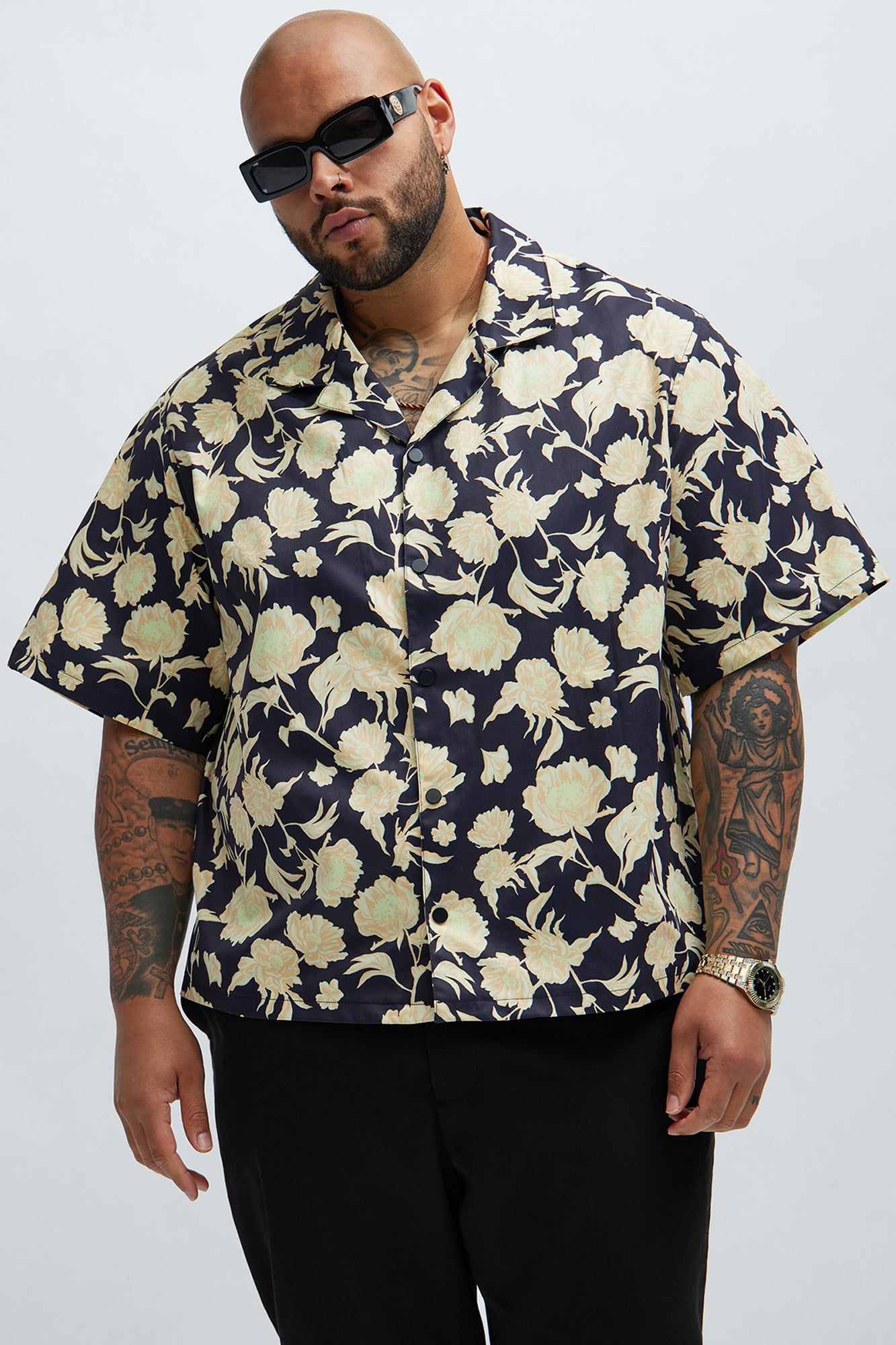 Donnie Shirt - Black/combo sold by Fashion Nova product image thumbnail 4