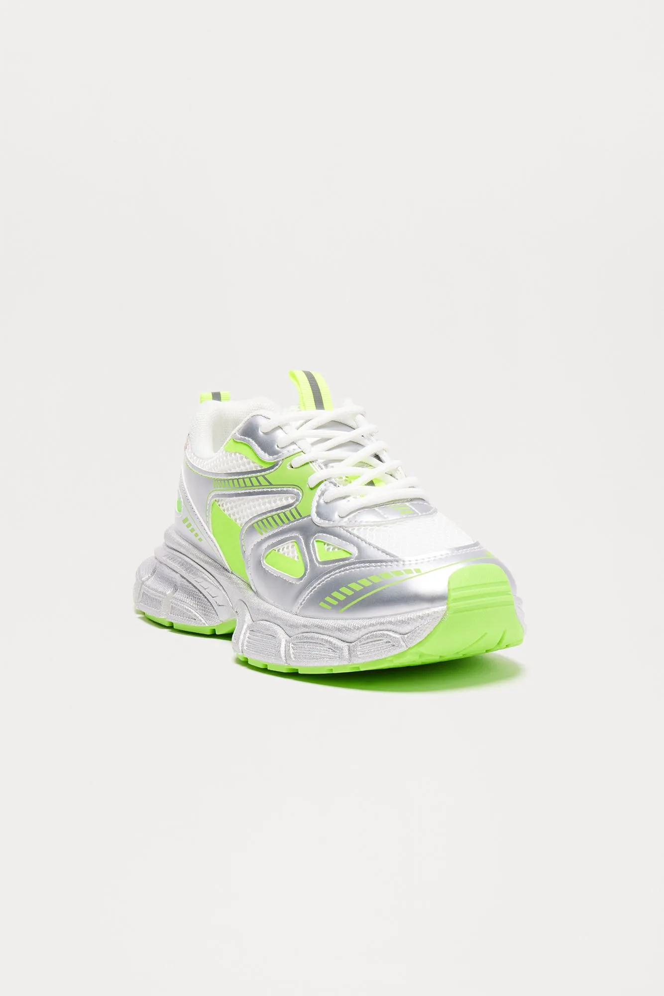 Stella Platform Sneakers - Neon Green sold by Fashion Nova product image thumbnail 3
