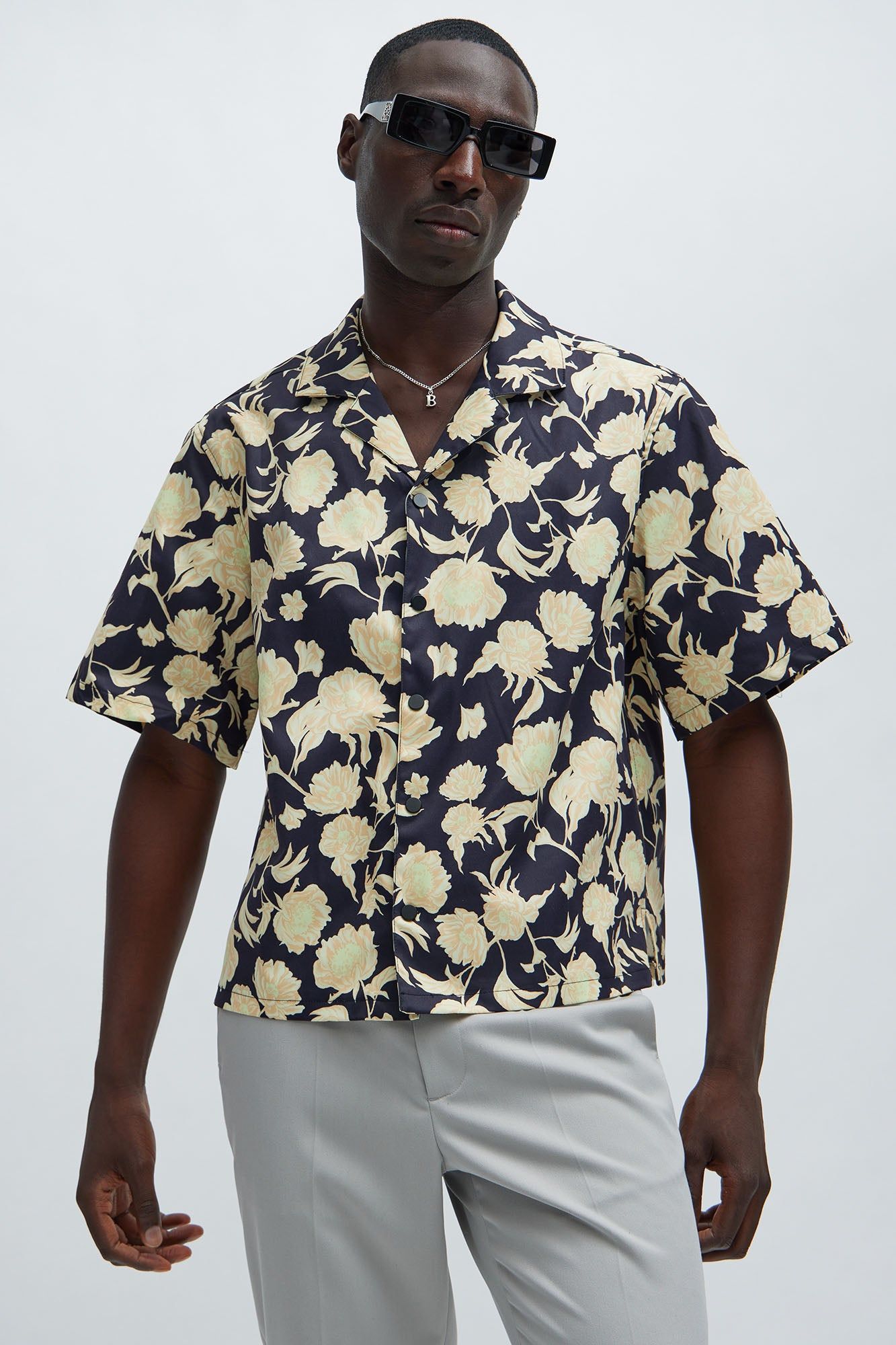 Donnie Shirt - Black/combo sold by Fashion Nova