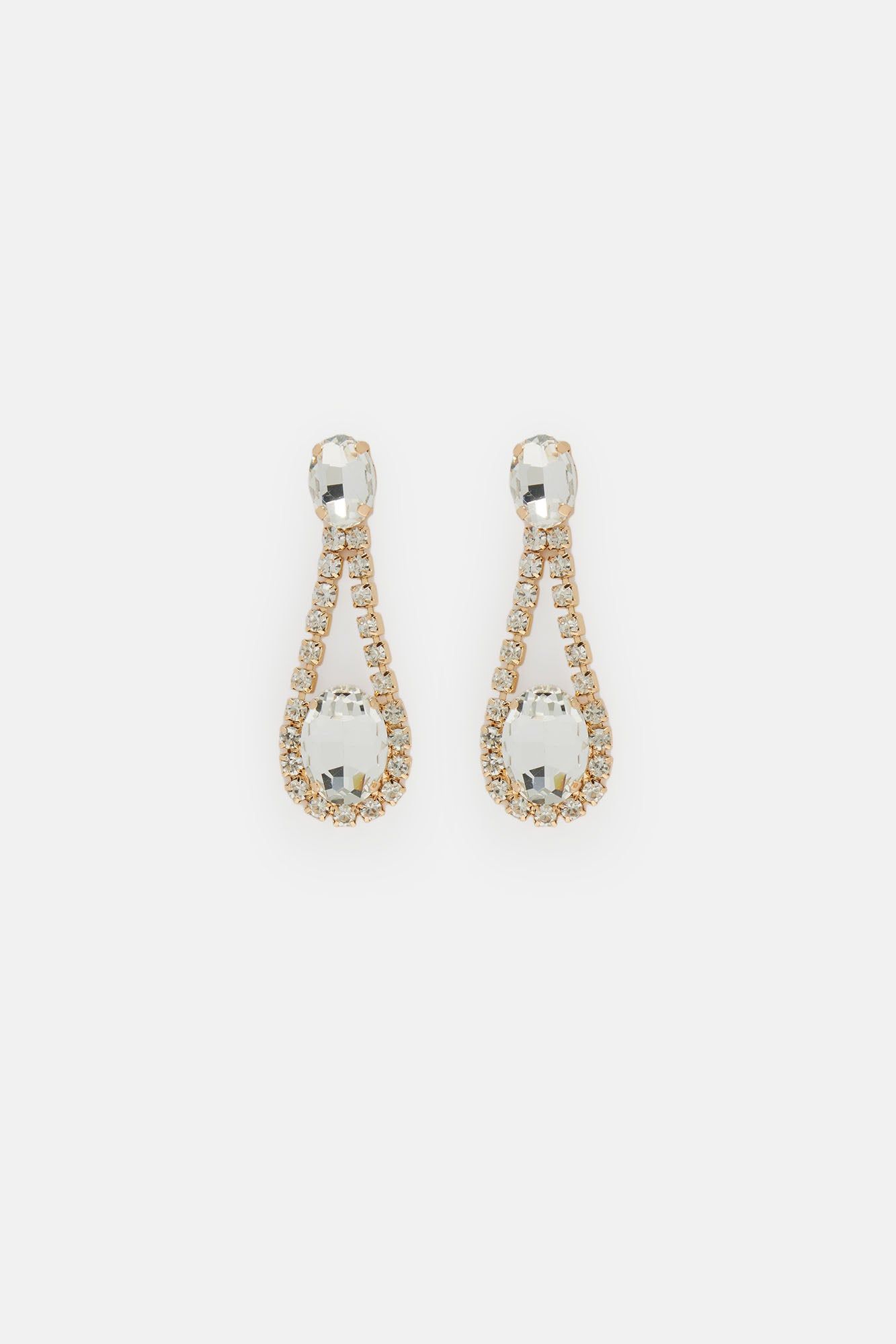 Glamorous Gal Drop Earrings - Gold sold by Fashion Nova product image thumbnail 3