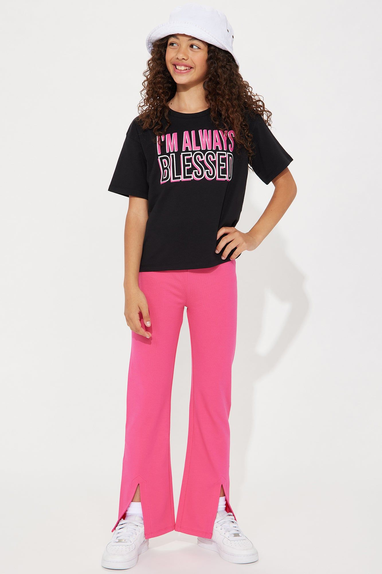 Mini Always Blessed Short Sleeve Tee - Black sold by Fashion Nova product image thumbnail 3