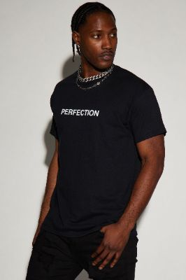 Perfection Short Sleeve Tee - Black sold by Fashion Nova