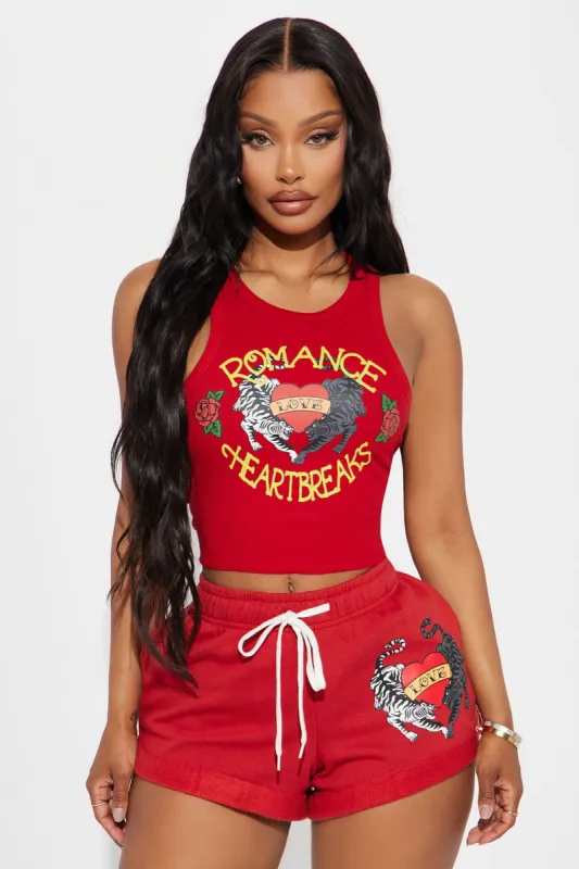 Heartbreaker Tiger Tank Top - Red sold by Fashion Nova