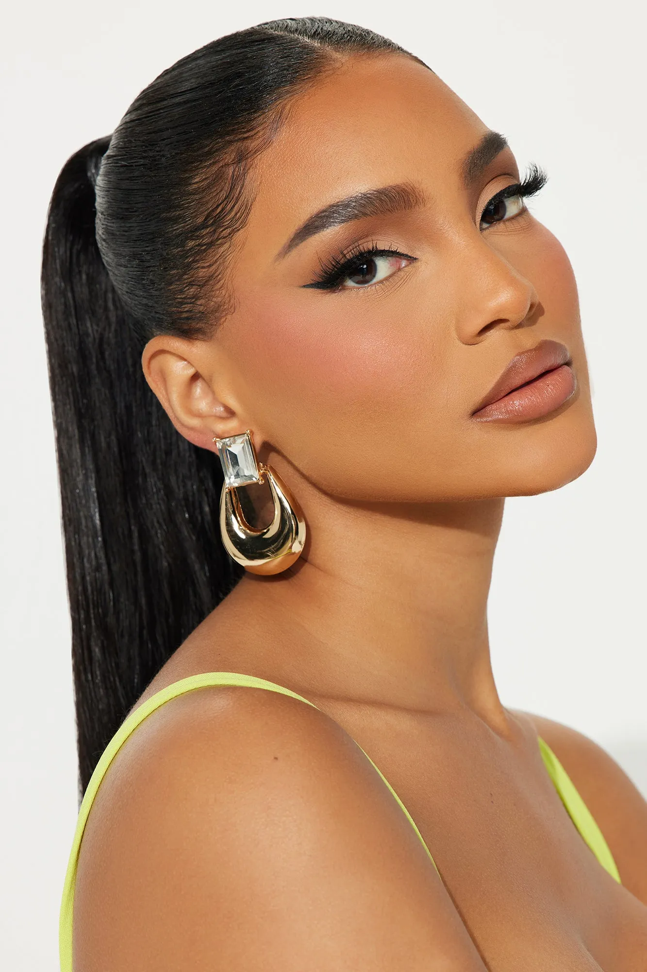 Solstice Swagger Earrings - Gold sold by Fashion Nova product image thumbnail 2